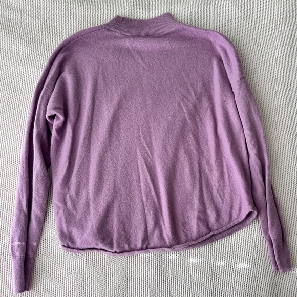 Madewell Lilac Mock Neck Sweater Size M - Picture 9 of 9
